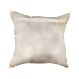 Good Vibes Cream & Beige 3 Pieces Floral Textured Square Cushion Covers image 4