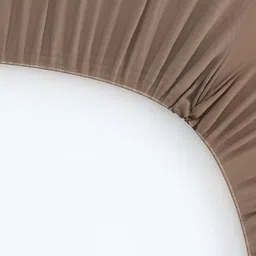 Bromwick Brown Ethnic Motifs Cotton 210 TC Fitted Crib Bedsheet With 2 Pillow Covers image 3