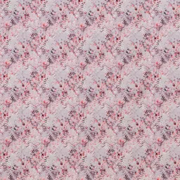 Srijee Decors Pink & Grey 350 TC King Cotton Bedsheet with 2 Pillow Covers image 4