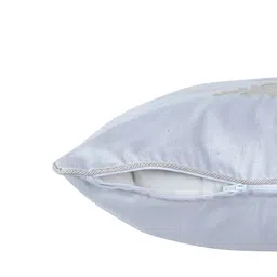 MASPAR Vintage Tranquil Essence Scrollable Tatting Beige Embroidered  Square Cushion Cover image 5