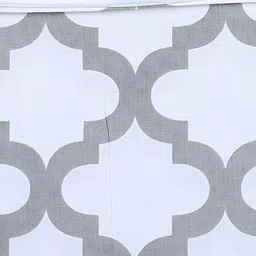 Texstylers Grey 2 Pieces Cotton Geometric Square Cushion Covers image 2