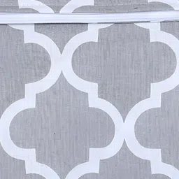 Texstylers Grey 3 Pieces Printed Reversible Cotton Square Cushion Covers image 3