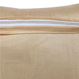 Kuber Industries 5 Pieces Beige Self Design Velvet Square Cushion Covers image 5