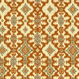 SPACES Ikkat Yellow Geometric 144 TC King Bedsheet with 2 Pillow Covers image 5