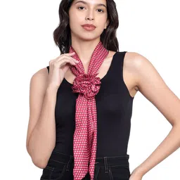 Mali Fionna Floral Printed Cotton Scarf image 1