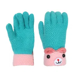 FabSeasons Kids Patterned Acrylic Wool Winter Gloves-picture-10