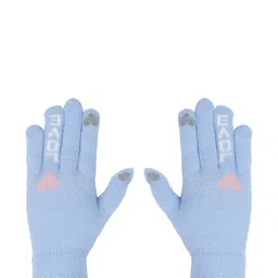 LOOM LEGACY Women Winter Acrylic Woollen Hand Gloves-image-5