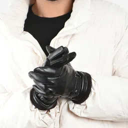 The Bro Code Men Windstorm PU Gloves-image-8