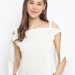Mayra Shoulder Straps Velvet Top-image-0