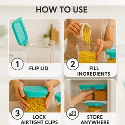 kgt Plastic Grocery Container - 700 ml, 700 ml image 5