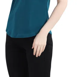 av2 Casual Regular Sleeves Solid Women Grey Top image 4