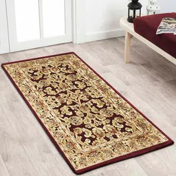obsessions Red and Beige Persian 2x3 Feet Machine Made Runner image 1