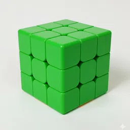 Dash Cube 3x3 Speed Puzzle Toy – Green Color-image-1