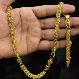 rkb sales 1gm gold plated High Quality Indian Polished chain men Gold-plated Plated Alloy Chain-picture-36