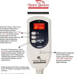 comfort ideas Solid Single Electric Blanket for Heavy Winter image 4