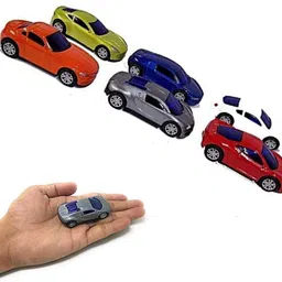 peacora Unbreakable Die-Cast Aloy Cars Toy Set for Kids - Set of 6, Multicolour image 5