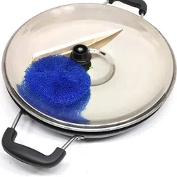 Non-Stick Appam Patra Ponganal Maker Pan Paniarakka 12 cavity with Lid K5 Paniarakkal with Lid 1 L capacity 23 cm diameter-image-78