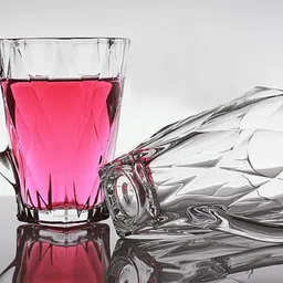 multizone Pack of 6 Glass Pack of 6 Glass 200ML Premium Glass Tea and Coffee Cup Glass Mug, TransparentCup image 4