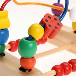 rainbowstore Wooden Beads Maze | Roller Coaster | Toddler Large Abacus | Activity for Kids image 4
