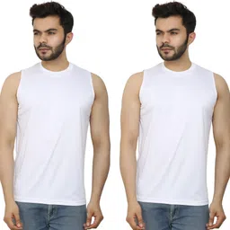 prime plus Pack of 2 Gym Vest Combo Men Vest-picture-13