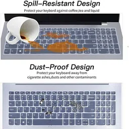 LUCKYY best quality keyboard skin Transparent 14 inch, Keyboard Protector Laptop Keyboard Skin image 2