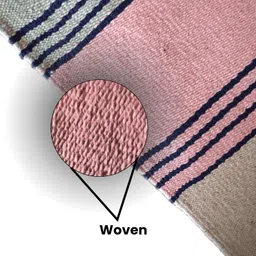 mahantam enterprise Multicolor Cotton Dhurrie image 3