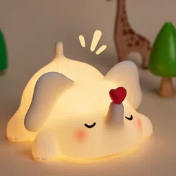 unzag New Baby Night Light Animal Rechargeable Desk Children Sleep Lamp Usb Silicone Night Lamp-picture-38