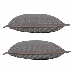 Grey Abstract 300TC Cotton 27 x 18 Inches Pillow Covers (Set of 2) by Petal Home image 4