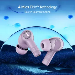 boAt Nirvana Ion TWS Earbuds with Active Noise Cancellation (IPX4 Water Resistant, ASAP Charging, Rose Quartz) image 3