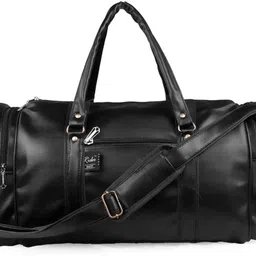 wakins 54 L Gym Duffel Bag - 54 L Duffle bag- duffle travel luggage bag- brown colour -large capacity - Black-picture-10