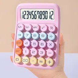 syga 12-Digit Candy Calculator – Bright, Cute & Perfect for Students or Office Basic Calculator-picture-11