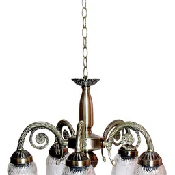 genree Antique Design Downward Style Black Antique Chandelier Jhoomer Ceiling Light Chandelier Ceiling Lamp-picture-22