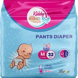 kiddysoft Baby Diaper Pants | Super Absorbent- Crisscross Top Layer | 7-12 KG | Pack of 1 - M-picture-14