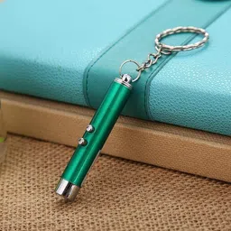 RECTITUDE Portable Emergency Key Chain Has Laser Pointer, Led Torch (flash Light) UV Light image 2