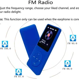 CASON 16GB Mini MP3 Music Player with Bluetooth ,Video Playback,Pocket-Sized MP3 16 GB MP3 Player image 5