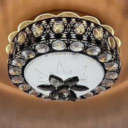 orab Crystal Ceiling Round Light and Modern LED Chandelier light 16 inch Chandelier Ceiling Lamp-picture-42