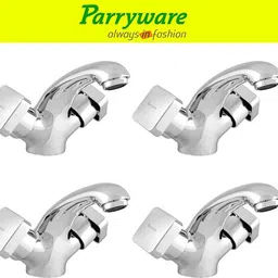 parryware Ritz Center Hole Basin Mixer Tap for hot and cold water set of 4 pic 144 Dual Handle Deck Mounted Faucet for Wash Basin Basin Mixer Faucet-picture-12