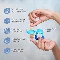 manu hut Silicone Baby Fruit Feeder Pacifier Newborn pack of 1 - Silicone image 3