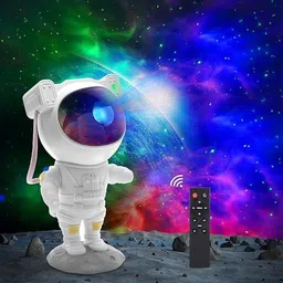 jericos Astronaut Galaxy Projector - 360° Adjustable Timer Kids Night Light image 4