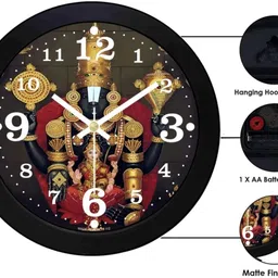 litisha enterprises Analog 25 cm X 25 cm Wall Clock image 3