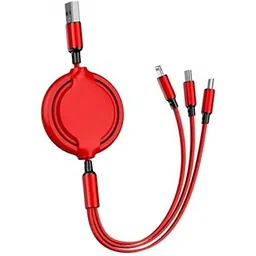 LOPAZ Power Sharing Cable 1 m 3-in-1 Multiple charging cable Compatible Phone/Type C/Micro USB-picture-11
