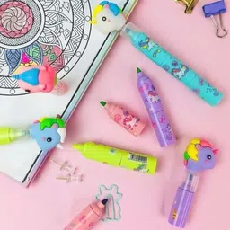 mahira traders Unicorn Low,medium,hard Shaped Color Pencils image 2