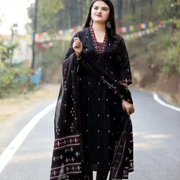 angira jaipur Women Viscose Rayon Kurta Palazzo Dupatta Set-picture-17