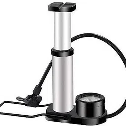 Mini Floor Cycle Pump Aluminum Alloy Portable Floor Foot Bicycle, Car, Ball, Football Pump Pump-image-8