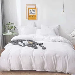 sleeping owls White 100% Cotton 400 Heavy Winter Double Bed Comforter-picture-11