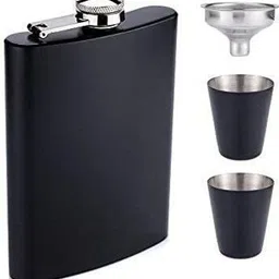 pinopa Hip Flask with Funnel & 2 Shot Glasses Stainless Steel Hip Flask-picture-20