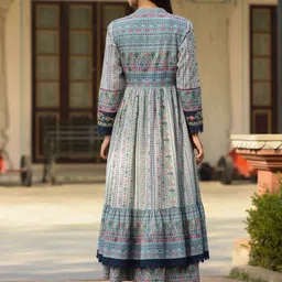 juniper Women Fit and Flare Multicolor Midi/Calf Length Dress image 2