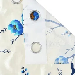 kiara creations 153 cm (5 ft) Window Polyester Semi Transparent Curtain (Pack Of 4) image 3