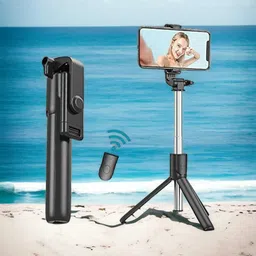 Worricow LATEST Selfie Stick with Adjustable Tripod, Compact Design for iOS, Android Tripod, Tripod Ball Head, Tripod Kit-picture-10