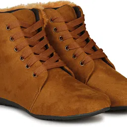 commander Latest Trendy Fur Boots Boots For Women image 1